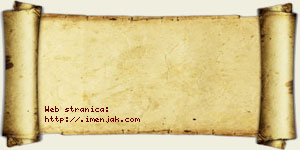 Jelisaveta Vujisić vizit kartica